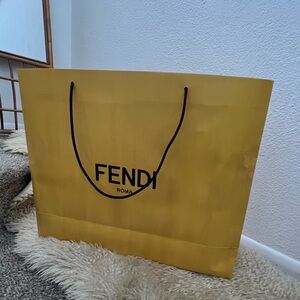 Authentic Fendi Big empty Big Box and Bag